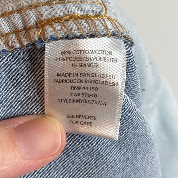 Tinseltown Women's Skinny Jogger Jeans Size S Cargo Blue Medium Wash High Rise - Picture 7 of 8